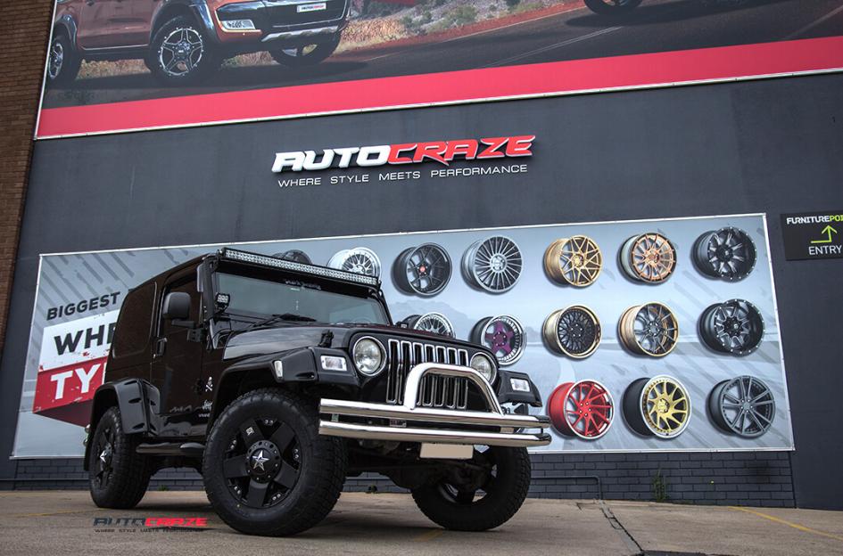 JEEP WRANGLER ROCKSTAR XD MATTE BLACK